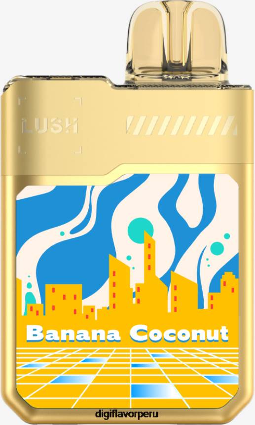 Digiflavor Geekbar LUSH desechables plátano coco - Digiflavor Disposable ZNTJ8